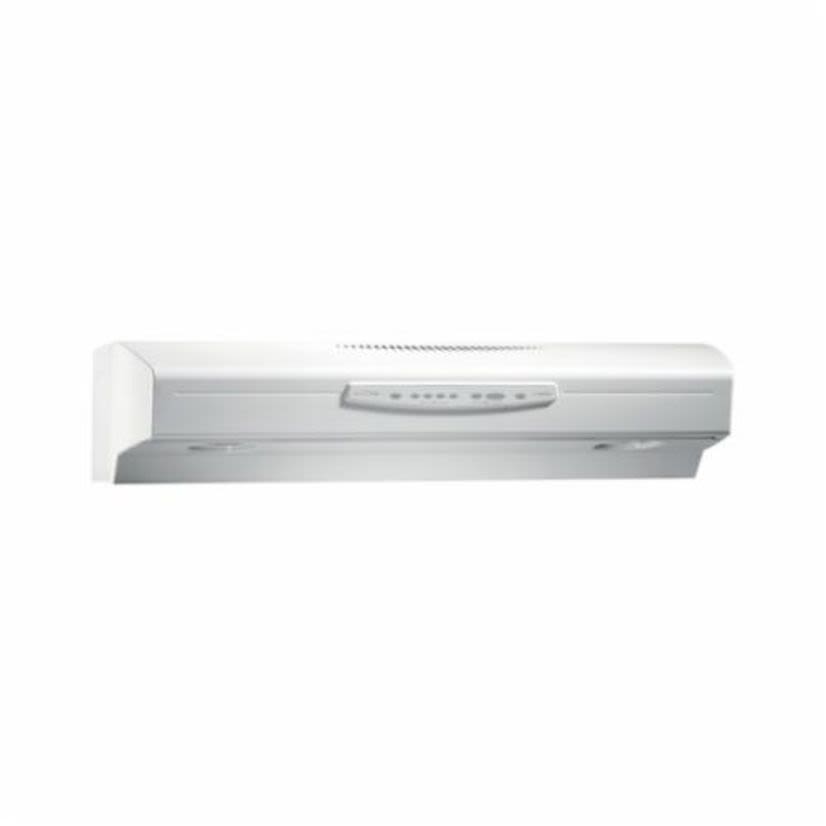 Broan NuTone® ALLURE™ QS330BC 4-Speed Ducted/Non-Ducted Electronic Switch Range Hood, 300 cfm, 120 VAC, 3 A, Domestic