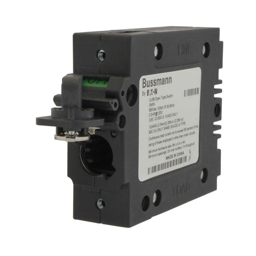 Bussmann CCPLP-2-20G-S Compact Class G Fusible Low Profile Circuit Protector, 600 V AC, 20 A, 2 Poles