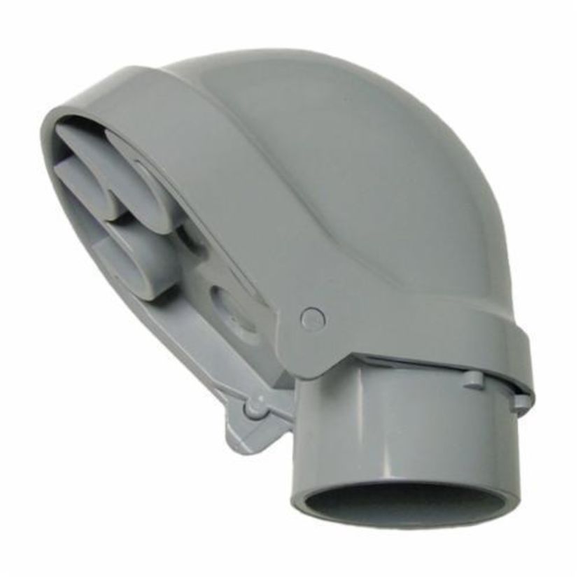 CANTEX 5133591 Service Entrance Cap, 3/4 in Trade, 1.064 in Hole, For Use With SCH 40/80 PVC Conduit, PVC