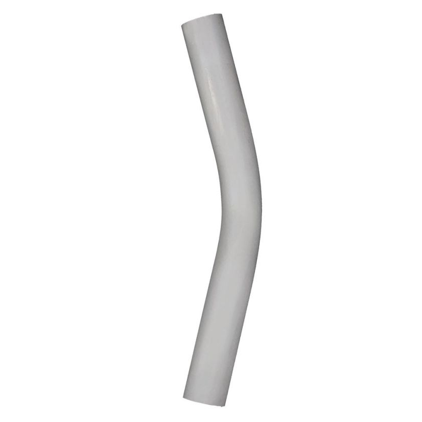 CANTEX 5133749 SCH 40 Standard Radius Conduit Elbow, 2-1/2 in Dia, 30 deg, 10-1/2 in Radius, PVC