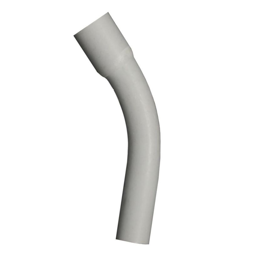 CANTEX 5233773 Bell End Conduit Elbow, 5 in Trade, 45 deg, PVC