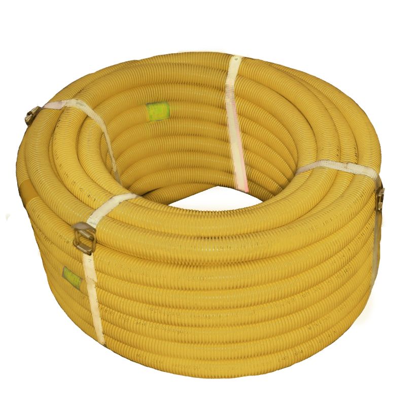 CANTEX A51AEB1Y EZ-Flex Electrical Non-Metallic Tubing, 1/2 in Trade, 0.63 in ID x 0.848 in OD, 200 ft/Coil L, PVC