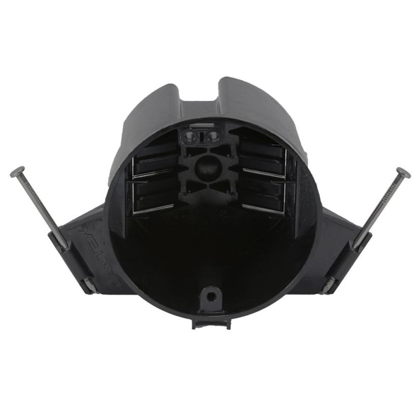 CANTEX EZ BOX EZ18CN Non-Metallic Ceiling Box With Wire Clamp, Nail, PVC, 18 cu-in, 3.88 in L x 2.68 in H