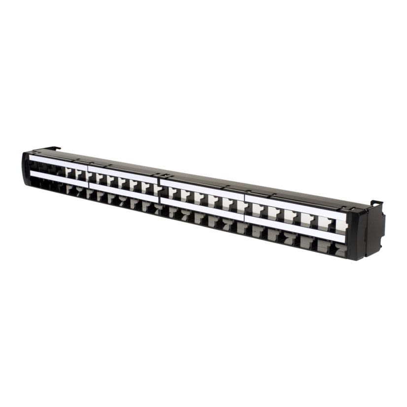CommScope M4800-1U-PS 1U MODULAR PANEL, 48 PORT, FOR SYSTIMAX CATEGORY 5E INFORMATION OUTLETS AND UNIPRISE CATEGORY 6 AND 5E INFORMATION OUTLETS