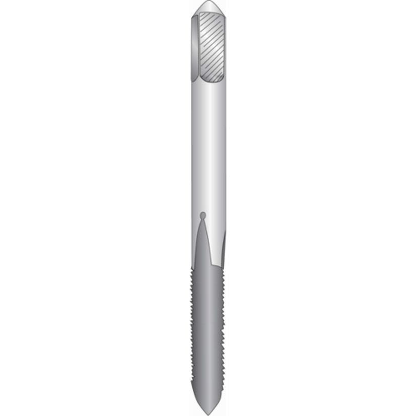 Minerallac Cully 68049 Hand Tap, 5/16-18 Thread, Plug Chamfer, 4 Flutes, Carbon Steel