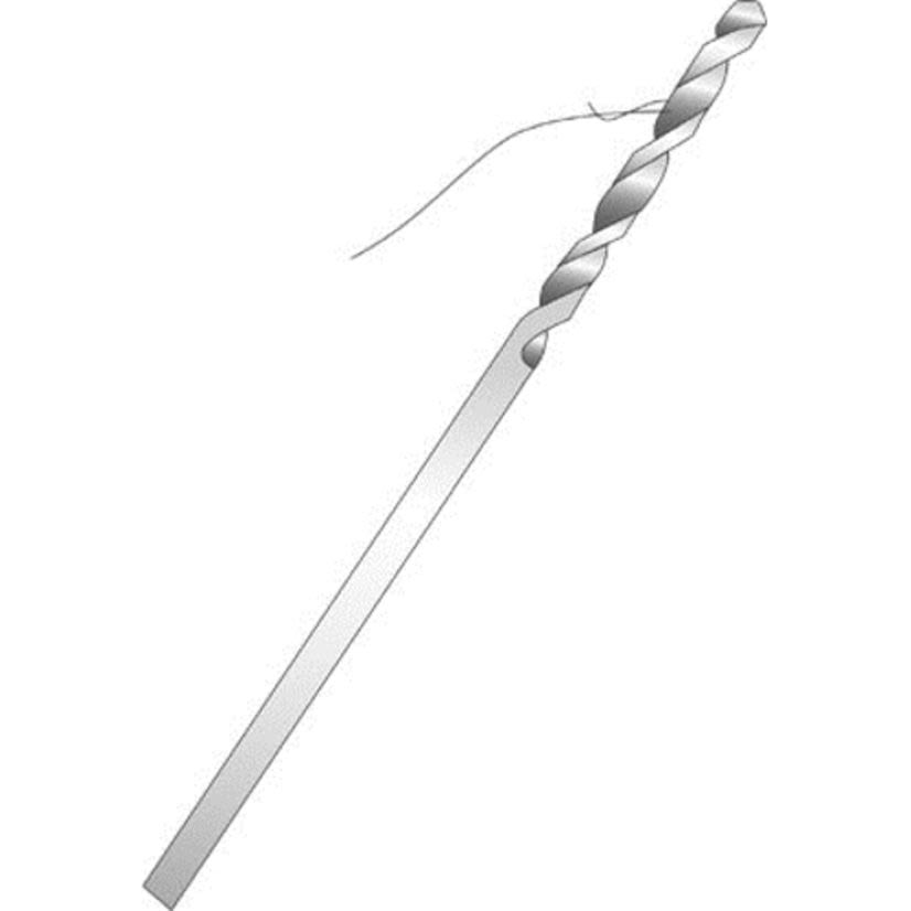 Cully 82206 High Speed Bell Hanger Drill Bit, 3/8 in Dia, 12 in OAL, 3/8 in Shank, Polished