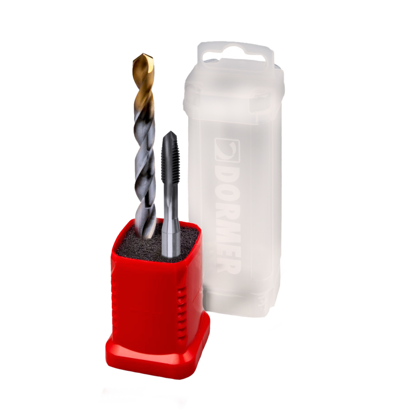 Dormer-Pramet L003E697UNC10XR003 8757505 10X24 Duopack Spiral Point Tap And Drill 2 Piece Set