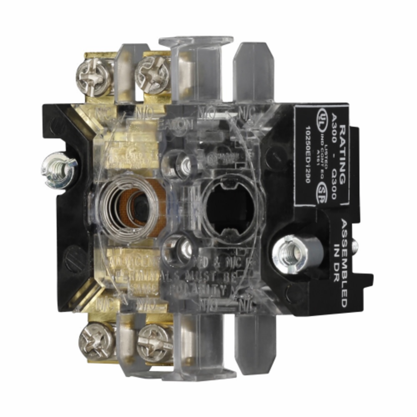 EATON 10250ED1290 10250T Heavy Duty Contact Block, 30 mm, 600 V AC Contact