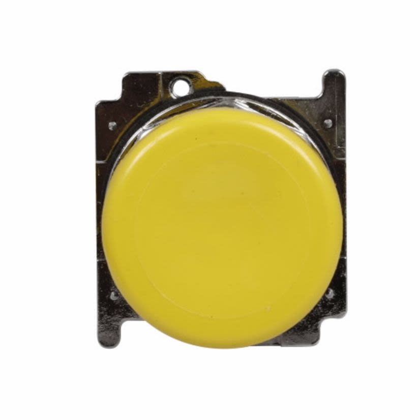 EATON 10250T124 Heavy Duty Oil/Watertight Non-illuminated Pushbutton Operator, 40 mm, Yellow