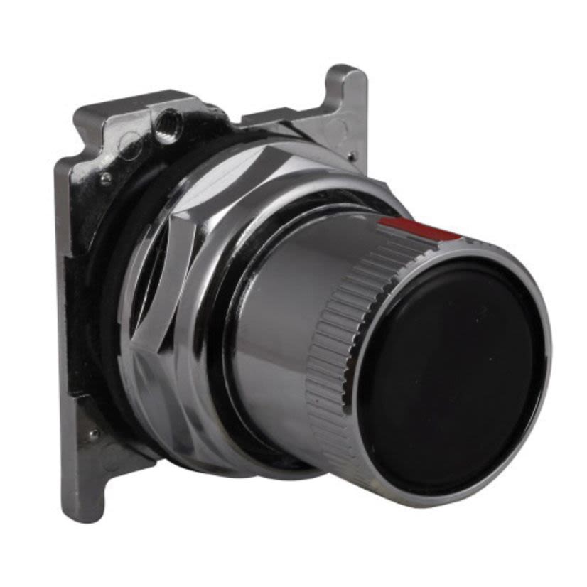 EATON Cutler-Hammer Series 10250T2418 Heavy Duty Roto-Push Operator, 3 Positions, Surface Mount, 120 VAC, Momentary Contact