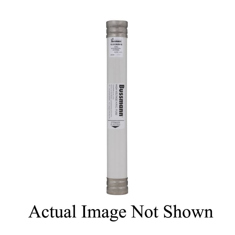 EATON Bussmann Series 15.5CAVH0.5E CAVH Single Barrel Medium Voltage Fuse, 0.5 A, 15.5 kV, 80 kA, Class E