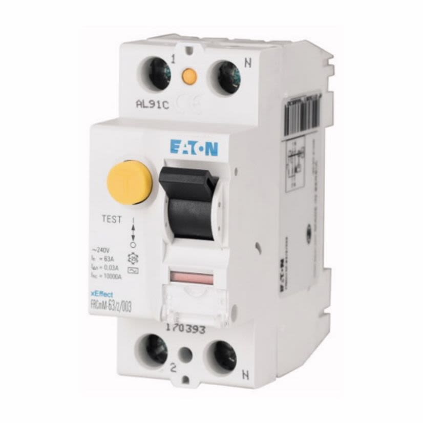 EATON Cutler-Hammer Series 167693 Type G/A Residual Current Circuit Breaker, 208Y/110 VAC, 25 A, 2 Poles