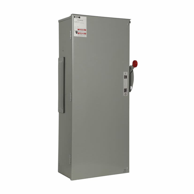EATON Cutler-Hammer Series 1MFS600RB Standard Main Fusible Switch, 120/240 VAC, 600 A, 1 Phase, 3 Wires, NEMA 3R Enclosure