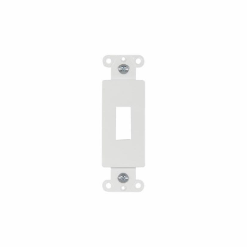 EATON 2161W-BOX Decorator to Toggle Wallplate Adapter, Flush Mount, Thermoplastic, White