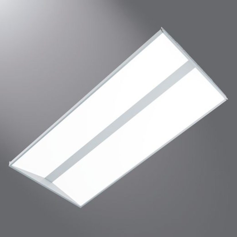 Metalux Specification Encounter 24EN-LD2-54-UNV-L835-CD1-U 22EN Recessed Lighting Fixture, (1) Lamp, 120/277 V AC, Aluminum Housing
