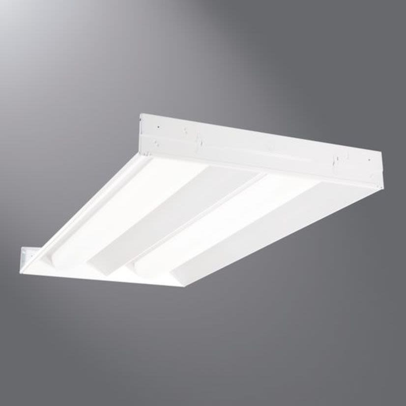 Cooper Lighting Metalux® Accord™ 2AC-228T5-UNV-L5835-EBT1-U Recessed Static Indoor Troffer, (2) Fluorescent/T5 Lamp, 56 W Fixture, 120 to 277 VAC, Steel Housing