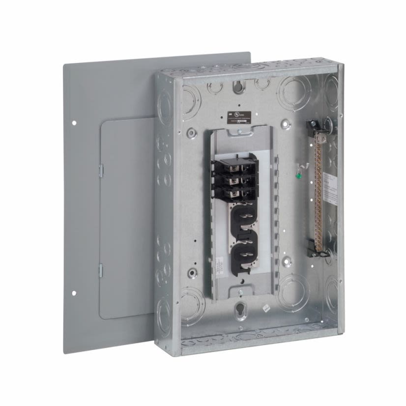 EATON Cutler-Hammer Series 3BR1224L125 3-Phase Metallic Main Lug Loadcenter, 208Y/120/240 VAC, 125 A, 24 Poles, 10 kA Interrupt