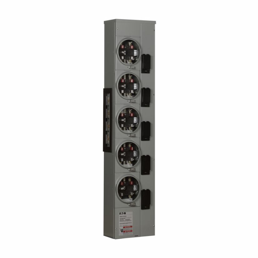 EATON Cutler-Hammer Series 3MM512R12RLB 5-Jaw 5-Socket Multiple Metering Meter Stack Module