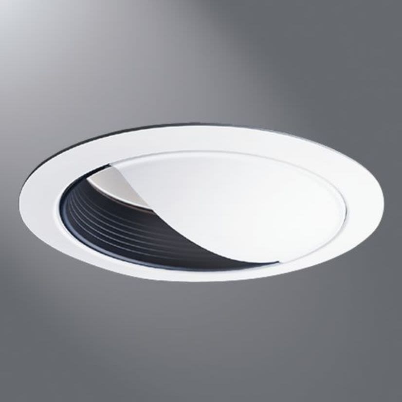 Halo 430W H7 430 Wall Wash Circle Lighting Trim, 6 in ID x 7-1/4 in OD, LED Lamp, For Use With H7 Downlight Fixture, Aluminum