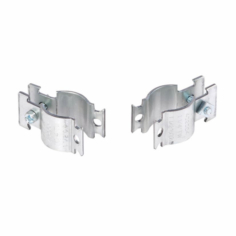B-Line 4Dimension 4D2009PAZN 4D2000 Pre-Assembled Rigid Universal Pipe Clamp, 3/4 in Conduit, 800/300 lb Load, 1 in OD, Steel