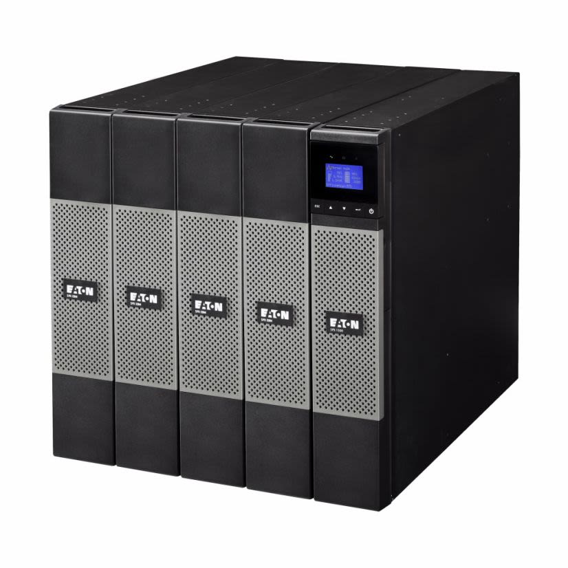 EATON Cutler-Hammer Series 5PX3000RT2U Uninterruptible Power Supply, 120 VAC Input, 102 to 132 VAC Output, 3000 VA/2700 W Power Rating, 4/10 min Backup, 7 Outlets