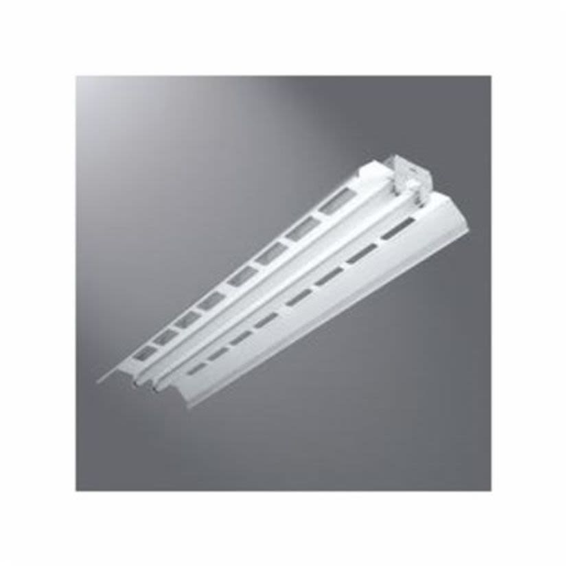 Metalux 8TICF-232-UNV-EB81-U IAF/ICF Heavy Duty Universal Industrial Strip Light Fixture, (3) Lamps T8 Lamp, 64 W Fixture, 120 to 277 V AC, Baked White Enamel Housing