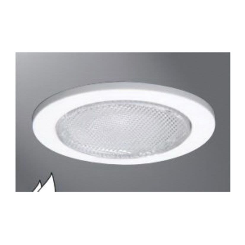 Halo 955PS Showerlight Lighting Trim, 4 in ID x 5-1/16 in OD, For Use With H470ICAT, H470RICAT, H99TAT, H99RTAT and H99ICAT Housings, Polymer