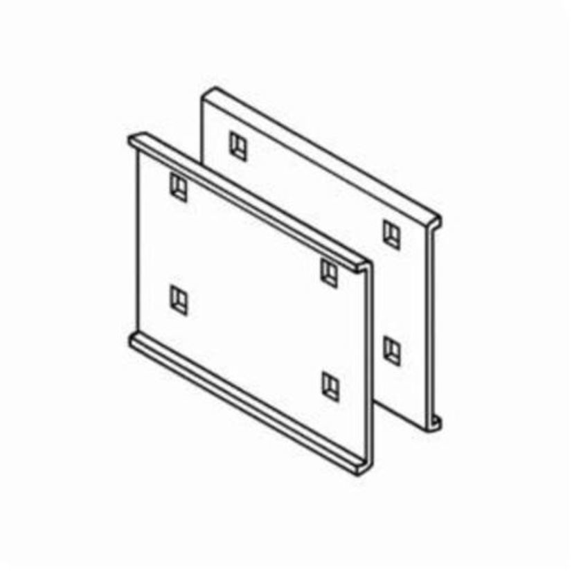 B-Line 9A-1006 Wedge Lock Splice Plate, 6 in H, 4 Hole Installation, For Use With 5 in NEMA/6 in H Tray, Aluminum