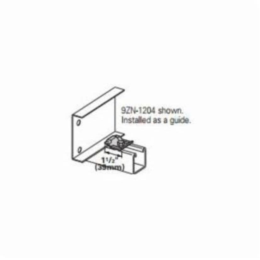 B-Line 9ZN-1204NB Hold Down Cable Tray Clamp, 1-1/2 in L, For Use With 1 Series Cable Tray, Steel
