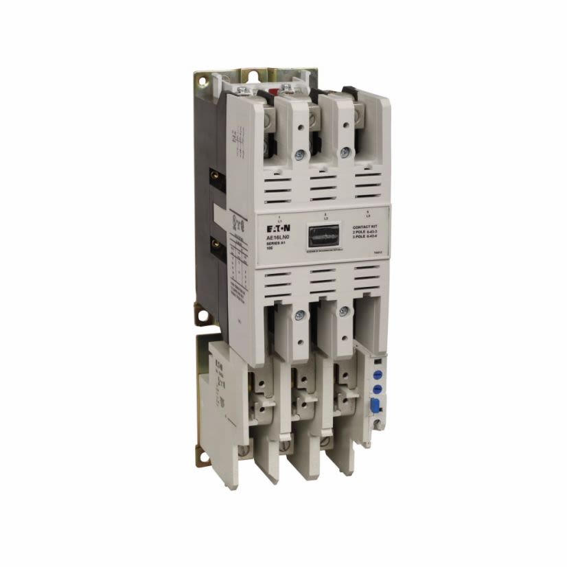 EATON Cutler-Hammer Series AE16MN0A Open IEC Contactor, 110/120 VAC V Coil, Non-Reversing Action, 3 Poles
