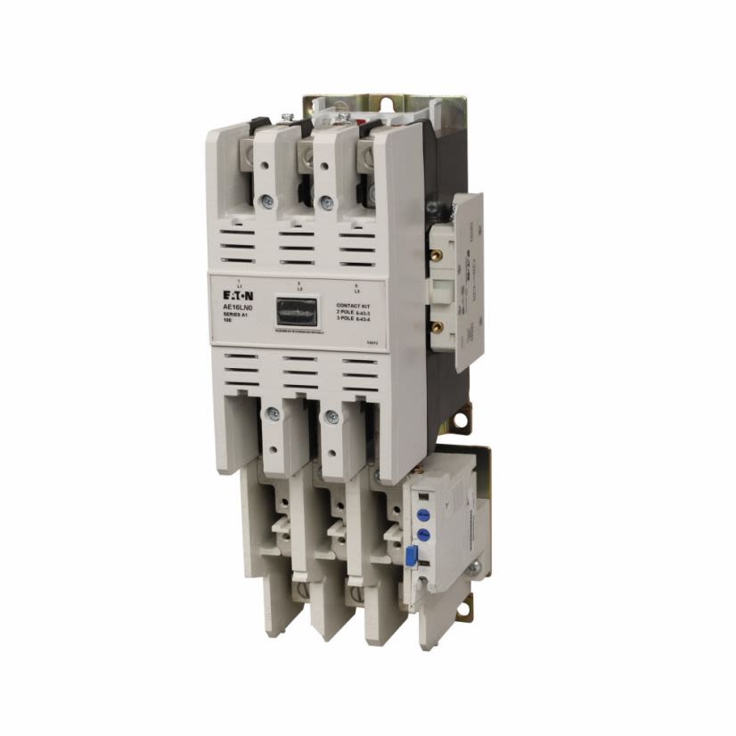 EATON Cutler-Hammer Series AE16NN0A Open IEC Contactor, 110/120 VAC V Coil, Non-Reversing Action, 3 Poles, NEMA 4 Enclosure