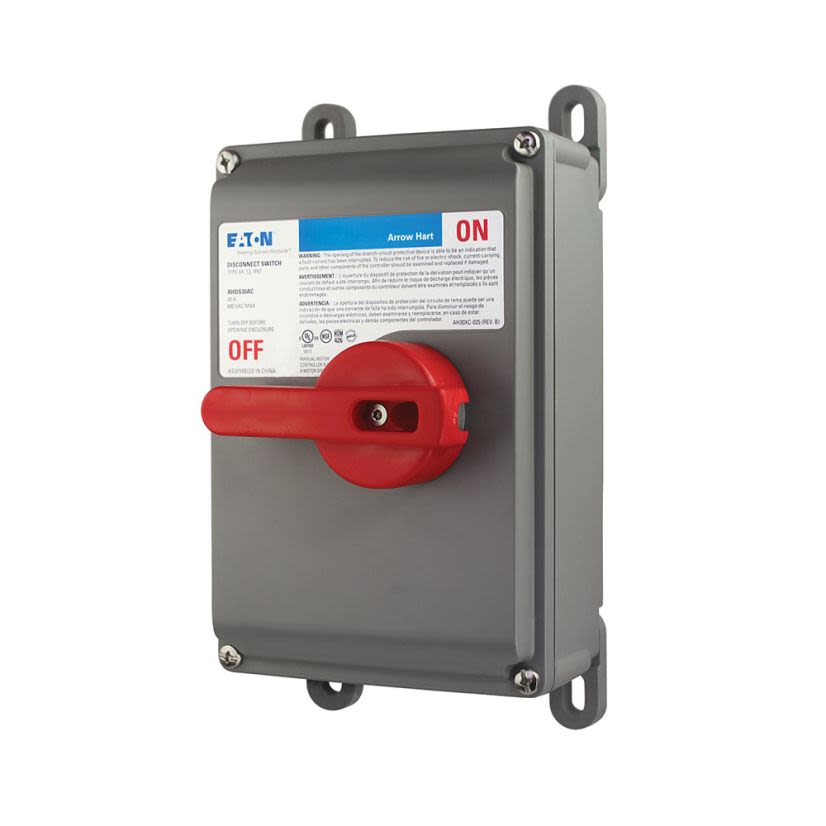 EATON AHDS30AC Non-Fusible Flow Switch, 600 V AC, 30 A