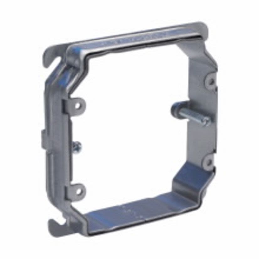 EATON Crouse-Hinds series AMR2 Adjustable Mud Ring, 4 Inch L x 4 Inch W, Steel, 5/8 to 1-1/2 Inch Raised