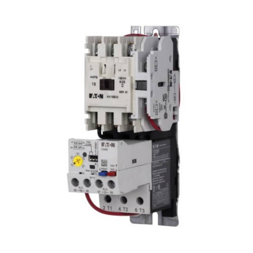 EATON AN19AN0A5E020 Freedom Full Voltage Non-Reversing NEMA Starter, 110/120 VAC V Coil, 3 Poles, Open Enclosure