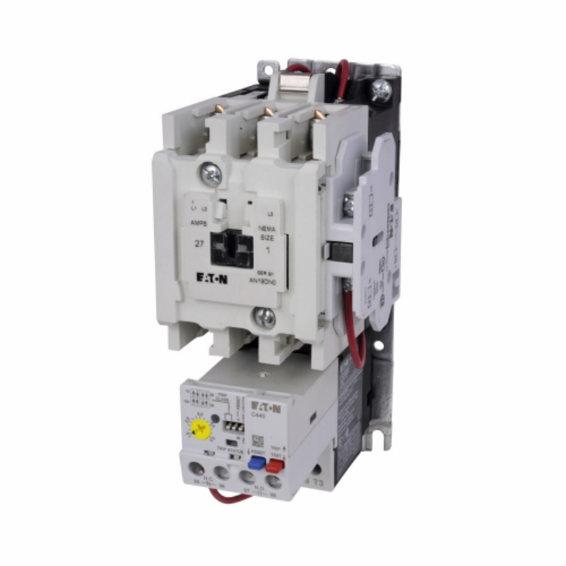 EATON AN19DN0A5E005 Freedom Full Voltage Open NEMA Starter With C440 EOLR Standard Feature Set, SEL Reset, SEL Class (10a, 10, 20, 30), 110/120 VAC V Coil, Non-Reversing Action, 3 Poles, NEMA 1 Enclosure