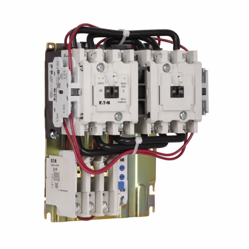 EATON Cutler-Hammer Series AN56GN0AB Freedom Type AN56 Horizontal Open NEMA Starter, 110 to 120 VAC V Coil, Reversing Action, 3 Poles, NEMA 2 Enclosure