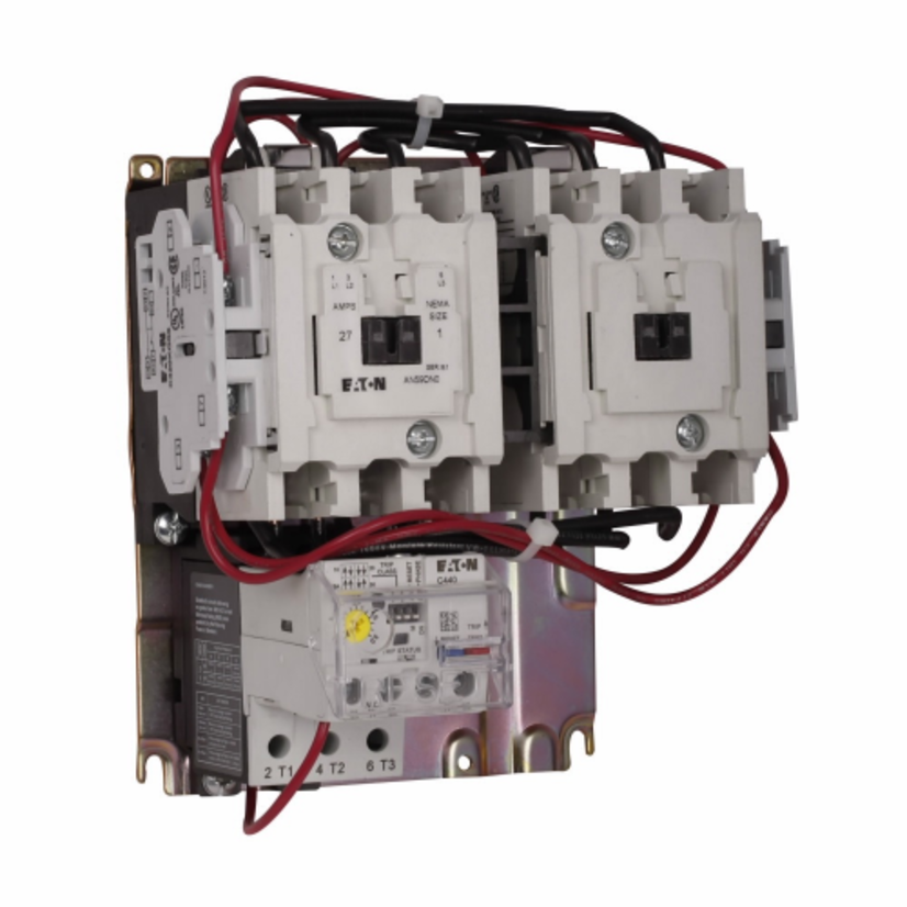 EATON Cutler-Hammer Series AN59DN0A5E005 Freedom Type AN59 Horizontal Open NEMA Starter, 110/120 VAC V Coil, Reversing Action, 3 Poles, NEMA 1 Enclosure