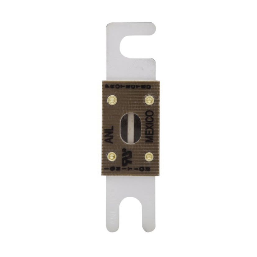 EATON Bussmann Series ANL-80 Circuit Limiting Non-Time Delay Low Voltage Limiter, 80 A, 32 VAC/80 VDC, 6/2.7 kA Interrupt, Flat Body
