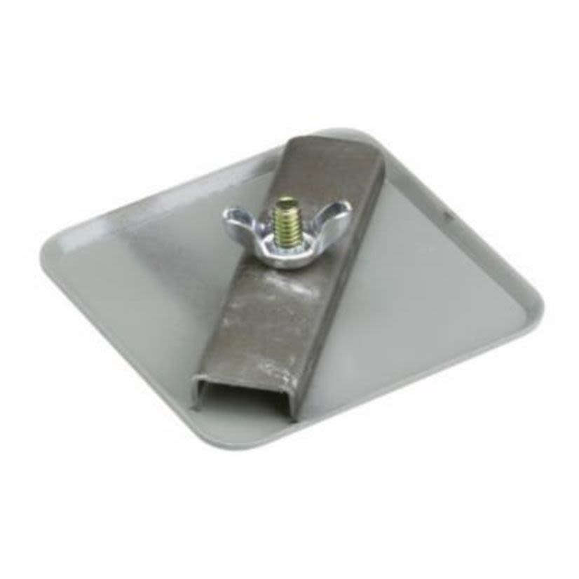 EATON Cutler-Hammer Series ARP00016CHB Large Meter Hub Closure Plate With Retaining Nut, 7-3/4 in L x 3.68 in W, For Use With Meter Socket