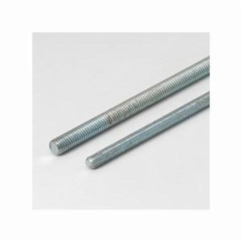 EATON B-Line Series ATR, 1/4X144 SS4 Thread Drop Rod, 1/4-20, 144 in OAL, Stainless Steel, Zinc Plated