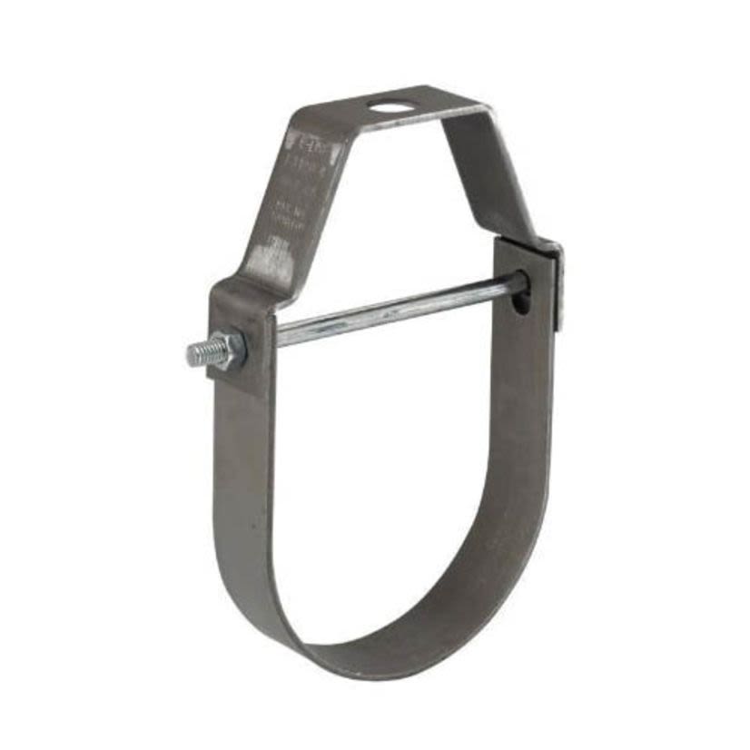 EATON B-Line Series SLIDE-RITE™ B3100-2ZN Standard Pipe Clevis Hanger, 2 in Pipe, 3/8-16 Rod, 730 lb Load, Steel, Zinc Plated