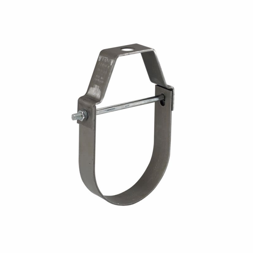 EATON B-Line Series SLIDE-RITE™ B3100-4ZN Standard Pipe Clevis Hanger, 4 in Pipe, 5/8-11 Rod, 1430 lb Load, Steel, Zinc Plated
