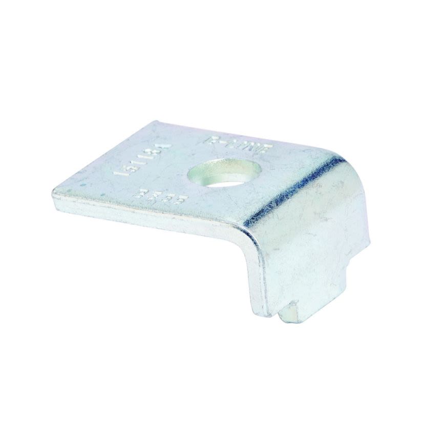 EATON B-Line Series B355ZN Beam Clamp With Sockets, 5/8 in THK Flange, 1200 lb Load, Low Carbon Steel