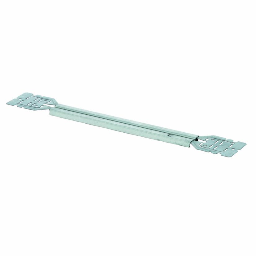 EATON B-Line Series BB2-16T Telescoping Box Mounting Bracket With Steel Gland Nut, 1-1/2 X 2-1/8 In Box, 16 In Stud Spacing, Steel, Pre-galvanized