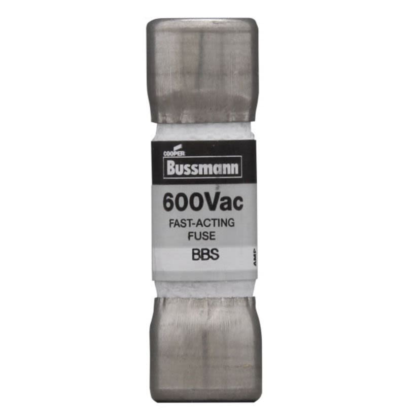 Bussmann BBS-4 Fast Acting Midget Fuse, 4 A, 600 V AC, 10000 A Interrupt, Class: Supplemental, Cartridge Body