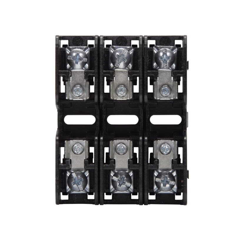 EATON Bussmann Series BCM603-3P Modular Fuse Block, 600 VAC, 30 A, 18 to 10 AWG Wire, 3 Poles