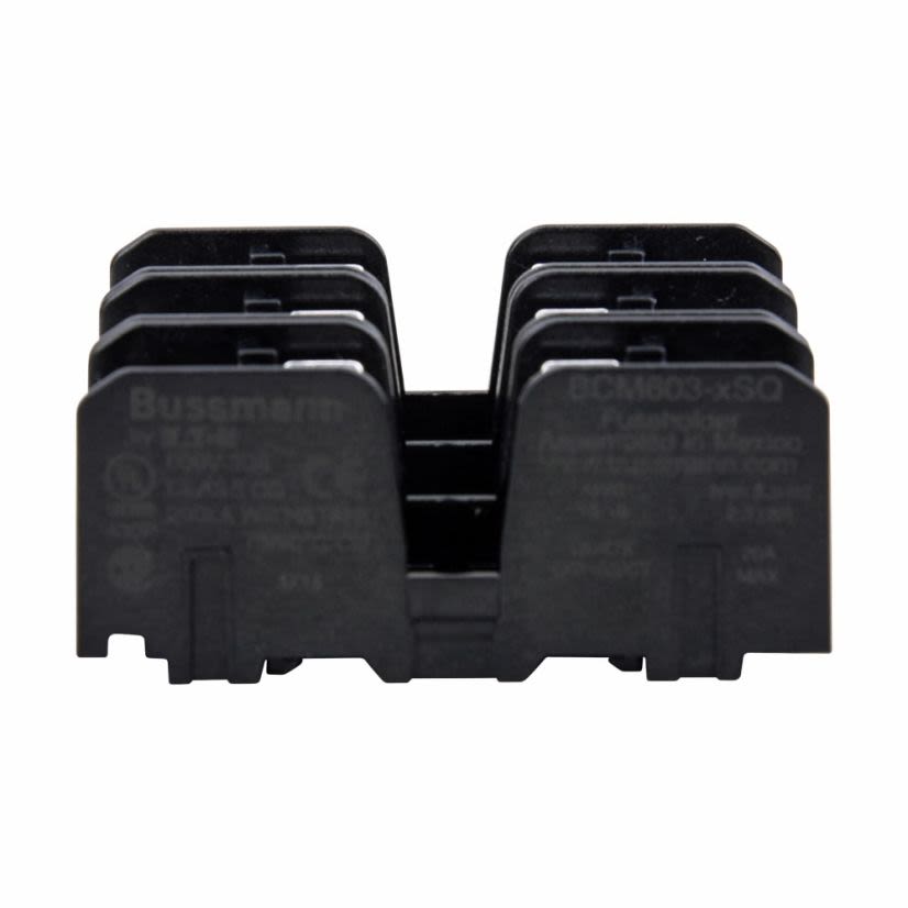 Bussmann BCM603-3SQ Modular Fuse Block, Class: CC, 3 Poles