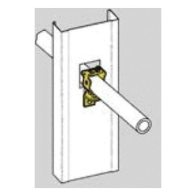 EATON B-Line Series BG-8-12-H7 2-Piece Conduit/Cable Support, Channel Mount, Steel
