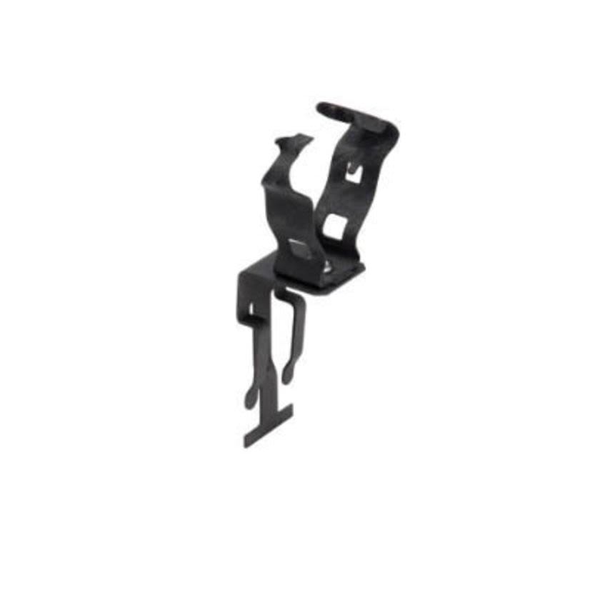 EATON B-Line Series Guide-Rite™ BG-8-12-A6 BG Series Push Style T-Bar Fastener, 1/2 in, 3/4 in, For Use With Horizontal Box, Conduit Above T-Bar, Cold Rolled High Carbon Steel, Zinc Phosphate