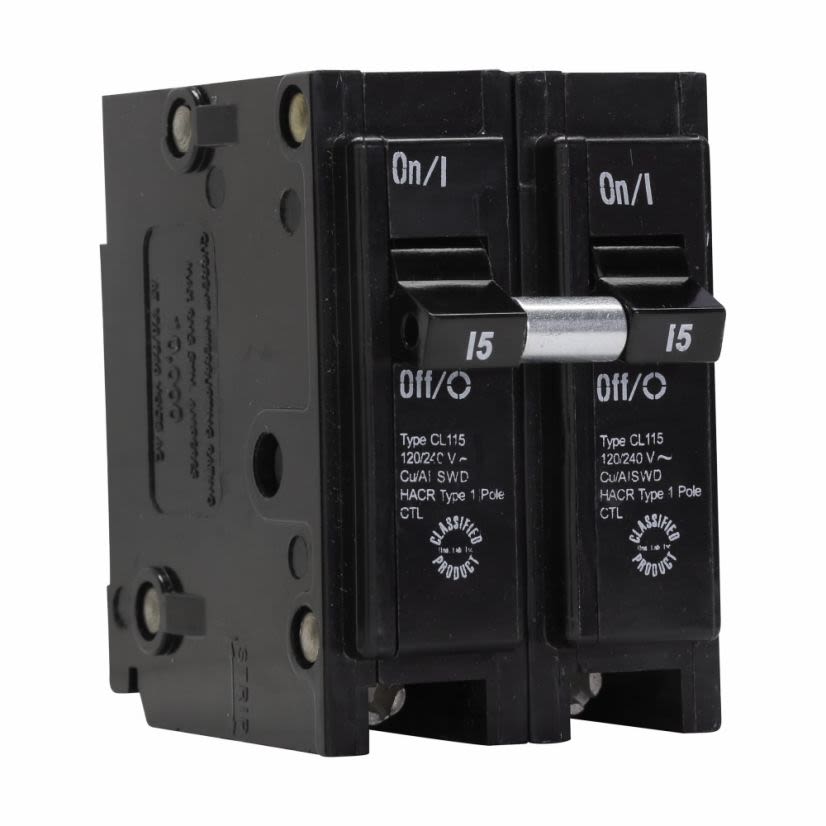 EATON Cutler-Hammer Series BHT Handle Tie, 1 in, 1 Pole, For Use With Type BR Loadcenter and Circuit Breaker, Metal